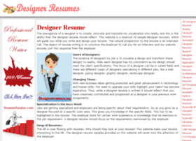 Interior Designer  Description on Designer Resume Websites And Posts On Free Sample Graphic Designer