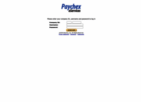 Paychex, Inc. - eservices.paychex.com.