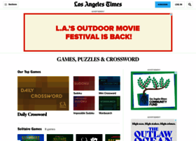 Times Crossword Puzzles on Los Angeles Times    Crossword Puzzles And Games   Latimes Com