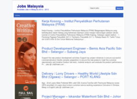 Free Post Job Vacancy Malaysia
