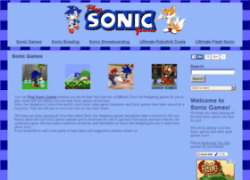 Play Sonic Games Online