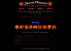 spookmaster com spookmaster pumpkin carving patterns pumpkin carving